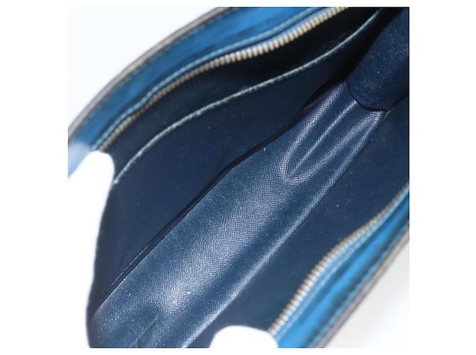 LOUIS VUITTON Pochette Uomo Epi Borsa Clutch Blu M52522 LV Auth 158167 - vista 9