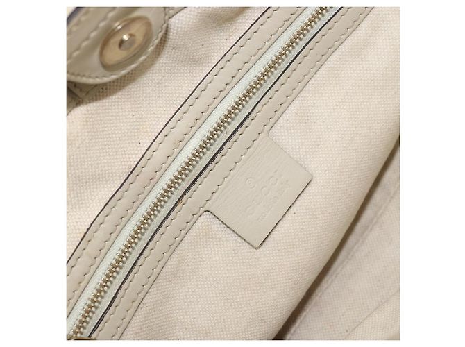 GUCCI GG Canvas Web Sherry Line Mayfair Tote Bag Beige Rot 257061 Auth ep12533 - Ansicht 10