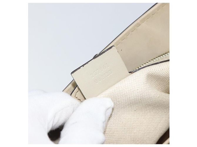 GUCCI GG Canvas Web Sherry Line Mayfair Tote Bag Beige Rot 257061 Auth ep12533 - Ansicht 12