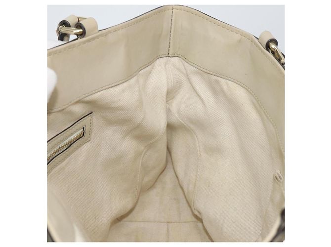 GUCCI GG Canvas Web Sherry Line Mayfair Tote Bag Beige Rot 257061 Auth ep12533 - Ansicht 18