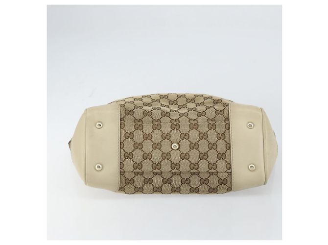 GUCCI GG Canvas Web Sherry Line Mayfair Tote Bag Beige Rot 257061 Auth ep12533 - Ansicht 5