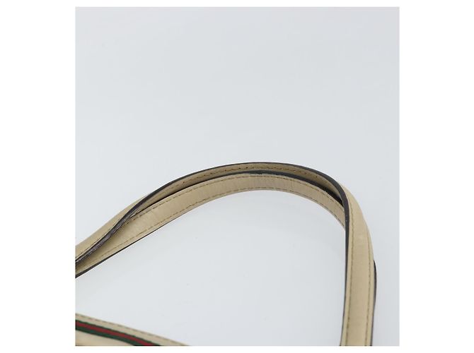 GUCCI GG Canvas Web Sherry Line Mayfair Tote Bag Beige Rot 257061 Auth ep12533 - Ansicht 8