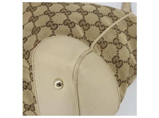 GUCCI GG Canvas Web Sherry Line Mayfair Tote Bag Beige Rot 257061 Auth ep12533 - Ansicht 9
