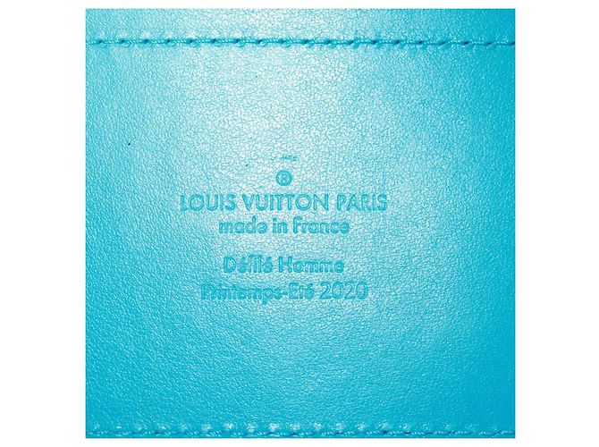 LOUIS VUITTON Borsa Trunk Morbida in Rete Monogram Blu M45074 LV Auth 160888SAM - vista 20