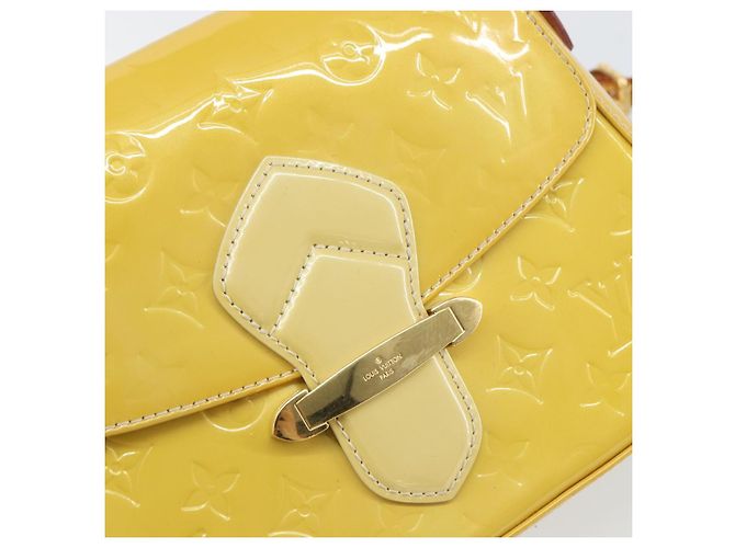 LOUIS VUITTON Vernis Bell Flower GM Shoulder Bag Broncorail M91706 Auth BA9045 - view 17
