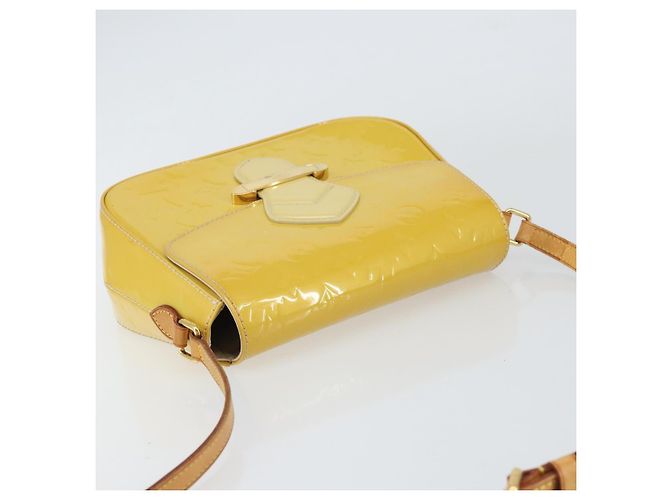 LOUIS VUITTON Vernis Bell Flower GM Shoulder Bag Broncorail M91706 Auth BA9045 - view 6