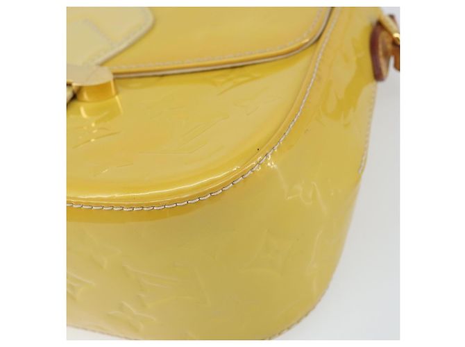 LOUIS VUITTON Vernis Bell Flower GM Shoulder Bag Broncorail M91706 Auth BA9045 - view 9