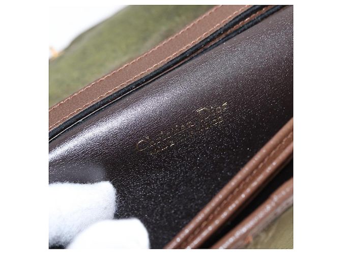 Borsa a Spalla Christian Dior in Pelle Marrone Oro Auth bs31813 D'oro - vista 17