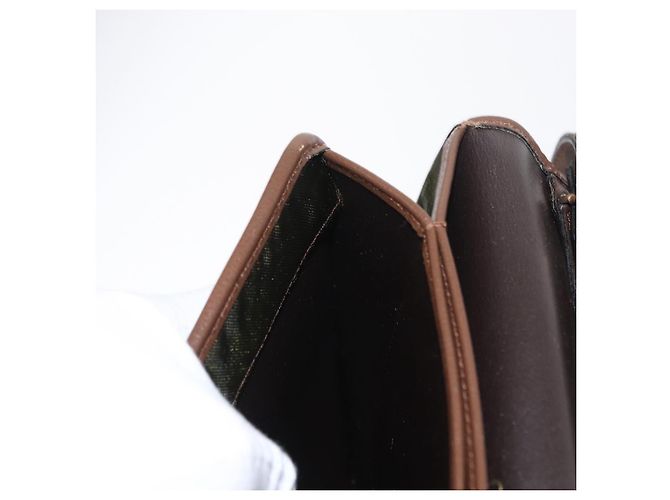 Borsa a Spalla Christian Dior in Pelle Marrone Oro Auth bs31813 D'oro - vista 20