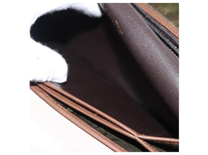 Borsa a Spalla Christian Dior in Pelle Marrone Oro Auth bs31813 D'oro - vista 21