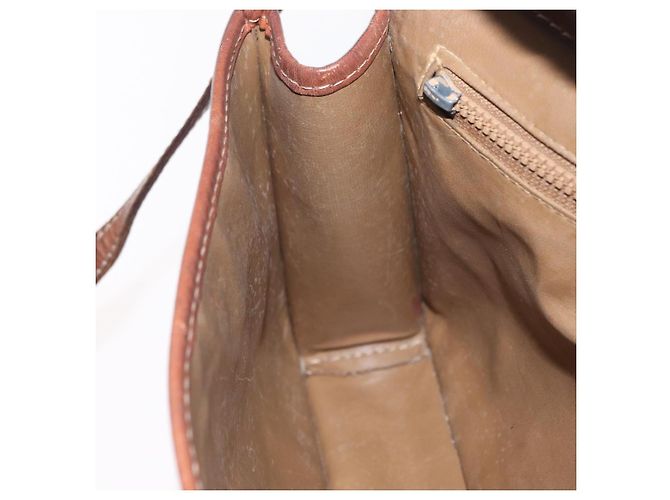 Céline Borsa a Spalla in Tela Macadam CELINE PVC Beige Oro Auth bs31811 D'oro - vista 21