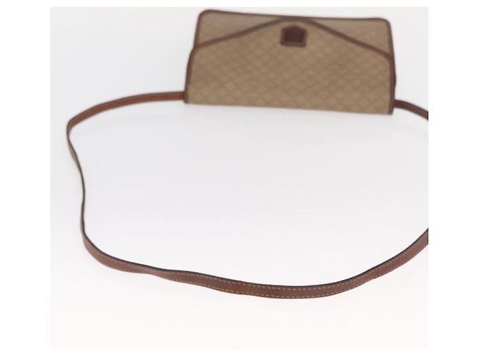Céline Borsa a Spalla in Tela Macadam CELINE PVC Beige Oro Auth bs31811 D'oro - vista 7