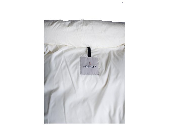 Moncler, Abrigo acolchado blanco - vista 8