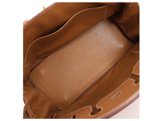 Haut à courroies Hermès HERMES Haut A Courroies 32 Borsa in Vacca Marrone Y:1995 - vista 13