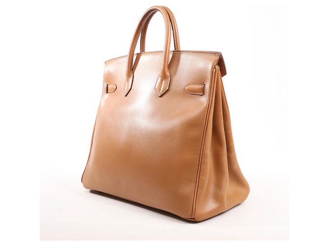 Haut à courroies Hermès HERMES Haut A Courroies 32 Borsa in Vacca Marrone Y:1995 - vista 3