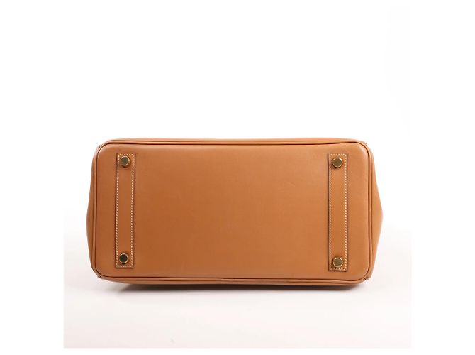 Haut à courroies Hermès HERMES Haut A Courroies 32 Borsa in Vacca Marrone Y:1995 - vista 6