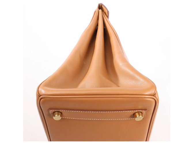 Haut à courroies Hermès HERMES Haut A Courroies 32 Borsa in Vacca Marrone Y:1995 - vista 8