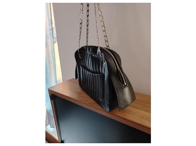 Chanel vintage mademoiselle Nero - vista 3