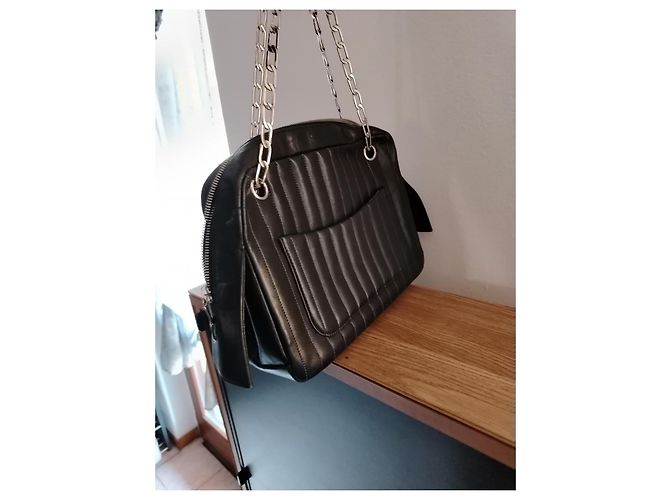 Chanel vintage mademoiselle Nero - vista 4