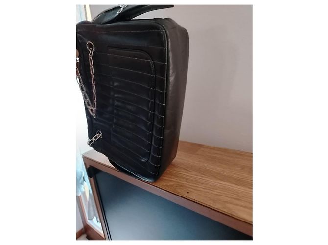 Chanel vintage mademoiselle Nero - vista 5