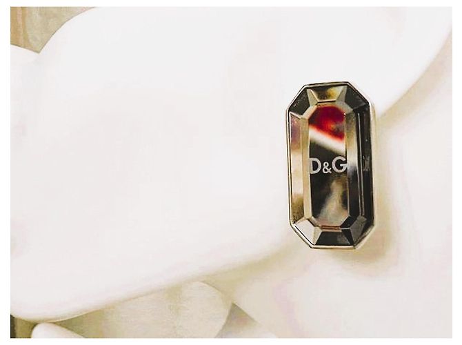 Stupendi orecchini DOLCE & GABBANA in acciaio e cristalli effetto “specchio” collezione "Lush" Argento - vista 8