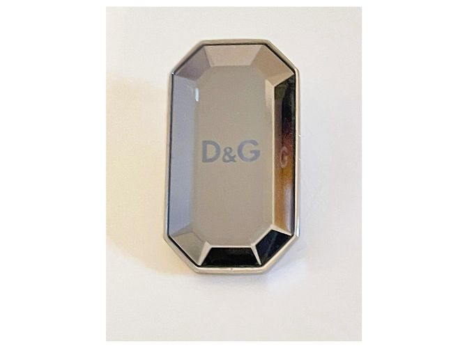 Stupendi orecchini DOLCE & GABBANA in acciaio e cristalli effetto “specchio” collezione "Lush" Argento - vista 9