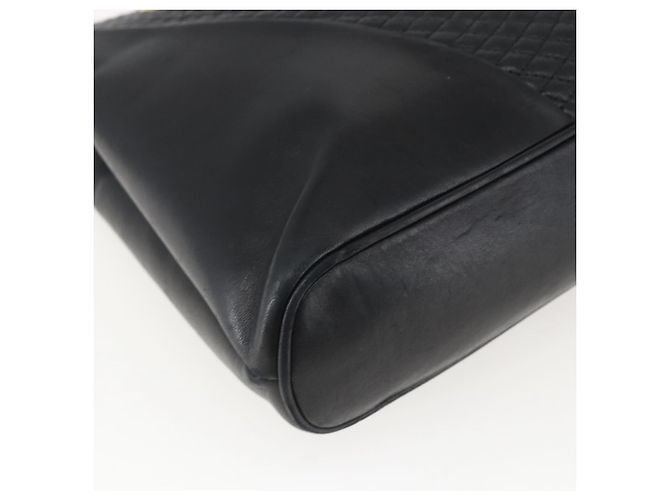 BALLY Borsa Tote in Pelle Nera Oro Auth bs31897 Nero D'oro - vista 14