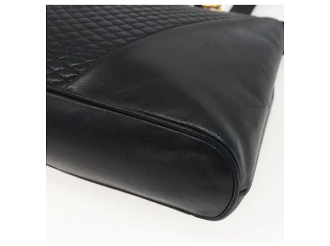 BALLY Borsa Tote in Pelle Nera Oro Auth bs31897 Nero D'oro - vista 15