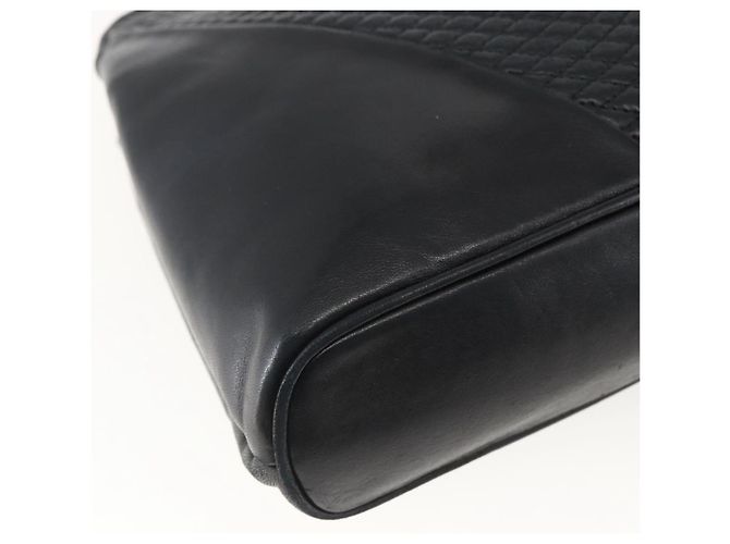 BALLY Borsa Tote in Pelle Nera Oro Auth bs31897 Nero D'oro - vista 16