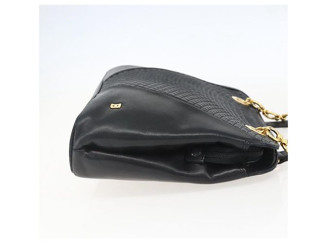 BALLY Borsa Tote in Pelle Nera Oro Auth bs31897 Nero D'oro - vista 4