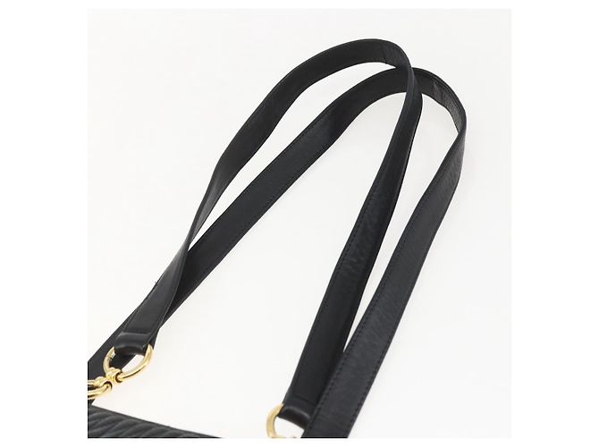 BALLY Borsa Tote in Pelle Nera Oro Auth bs31897 Nero D'oro - vista 8