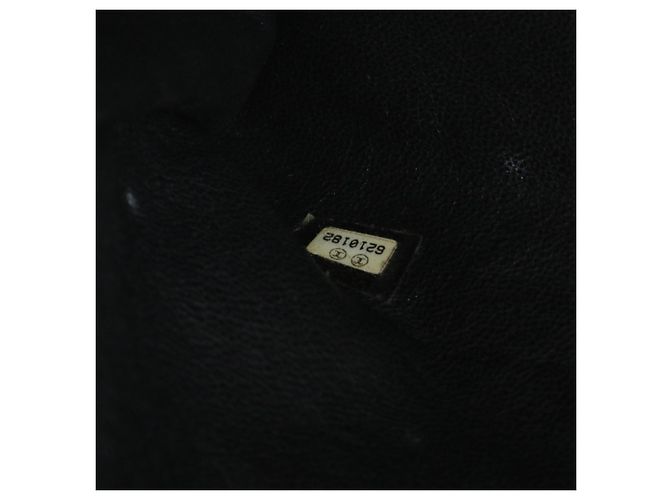 Borsa Bowling in Pelle Caviar Matelassé Chanel Nero - vista 9
