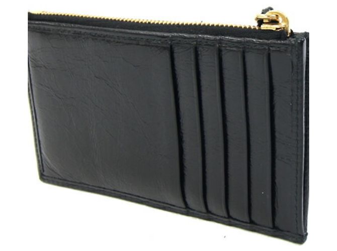 Billetera de cuero negro Prada - vista 2
