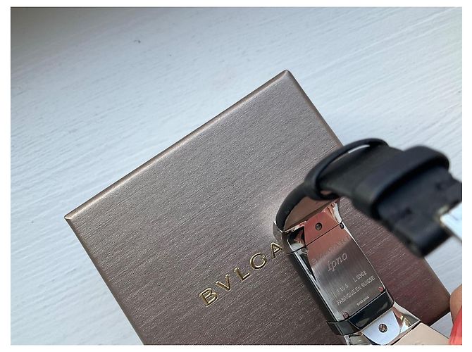 BULGARI 'IPNO' Keramik-Uhr Schwarz - Ansicht 6