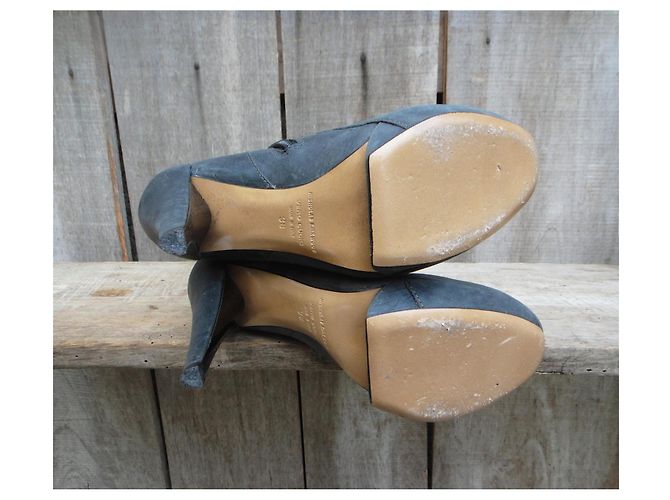 Botines Nicholas Kirkwood de cuero gris - vista 5