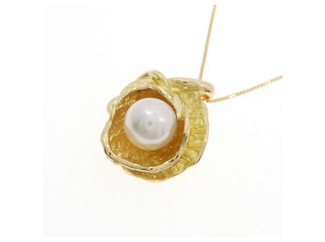Autre Marque Collana di Perle Akoya Au750 D'oro - vista 3