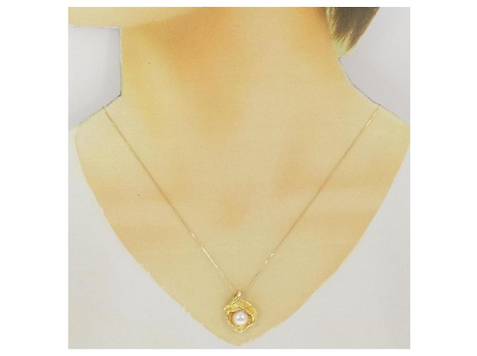 Autre Marque Collana di Perle Akoya Au750 D'oro - vista 6