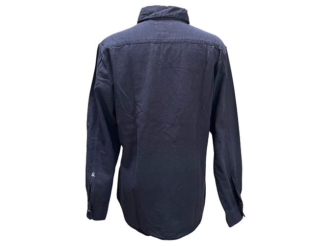 Autre Marque Camisa 45R de algodón Azul Azul marino - vista 3