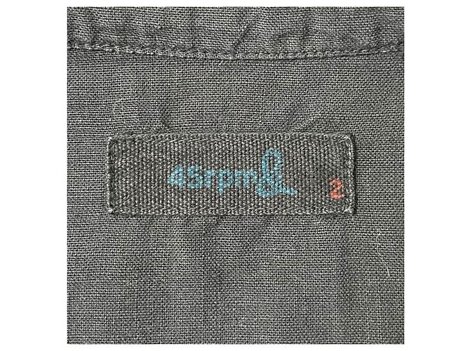 Autre Marque Camisa 45R de algodón Azul Azul marino - vista 4