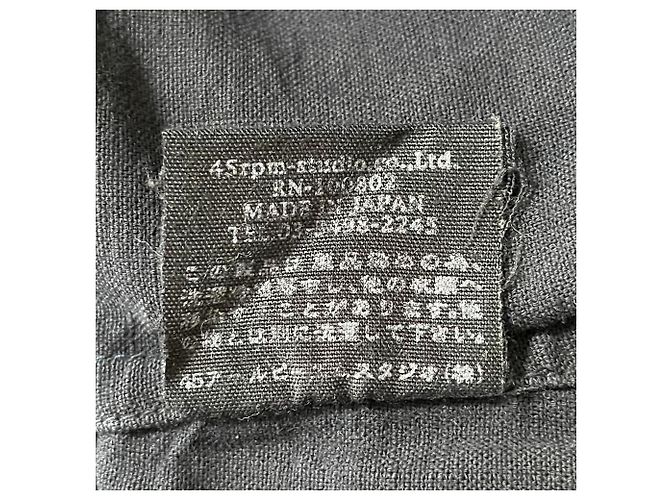Autre Marque Camisa 45R de algodón Azul Azul marino - vista 6