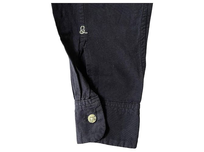 Autre Marque Camisa 45R de algodón Azul Azul marino - vista 8