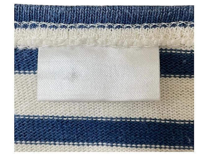 Autre Marque ORCIVAL Baskenhemd Genäht Blau Aus weiß - Ansicht 6