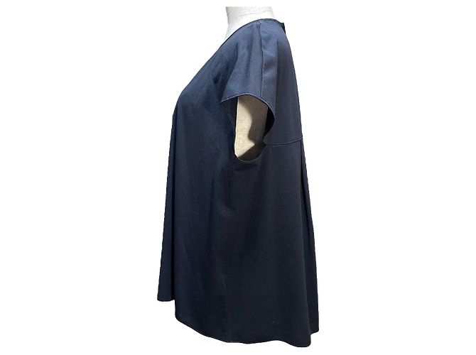 Autre Marque Blusa de seda con pliegue frontal Ballsey TOMORROWLAND Azul Azul marino - vista 2