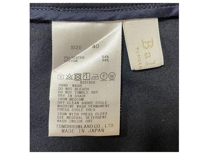 Autre Marque Blusa de seda con pliegue frontal Ballsey TOMORROWLAND Azul Azul marino - vista 5