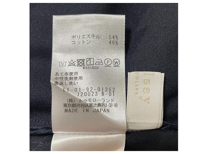 Autre Marque Blusa de seda con pliegue frontal Ballsey TOMORROWLAND Azul Azul marino - vista 6