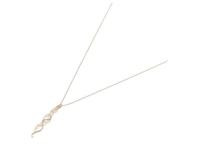 Autre Marque Collana di diamanti K14PG K10PG Rosa - vista 2