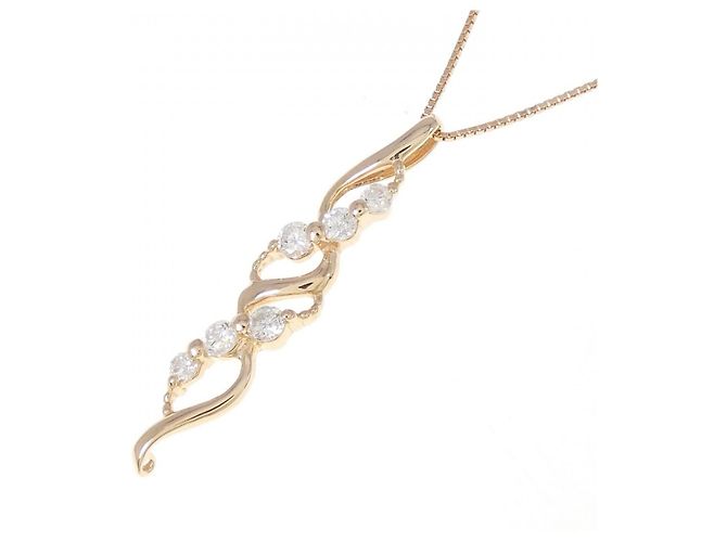 Autre Marque Collana di diamanti K14PG K10PG Rosa - vista 3