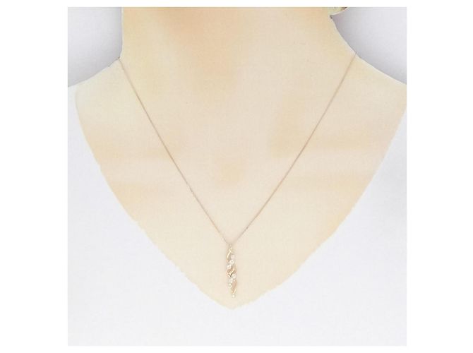 Autre Marque Collana di diamanti K14PG K10PG Rosa - vista 6