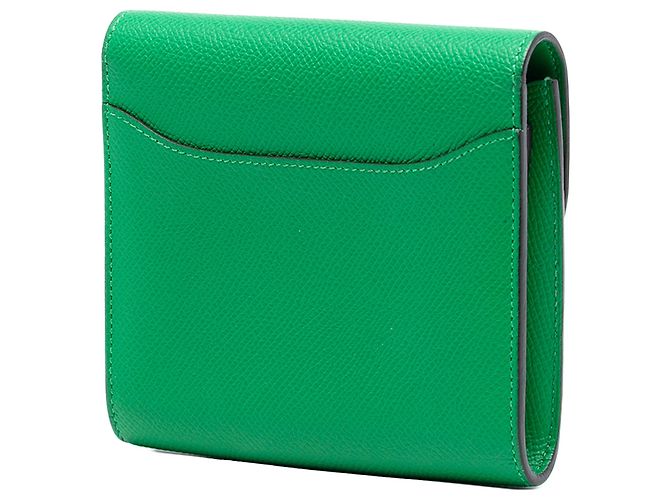 Hermès Grüne Epsom Constance Slim Geldbörse - Ansicht 2