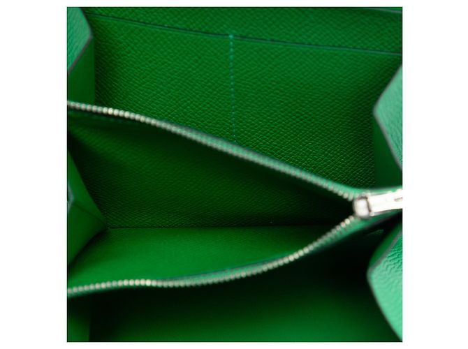 Hermès Grüne Epsom Constance Slim Geldbörse - Ansicht 4